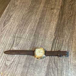 Gold Watch Leather Band(never Used) 