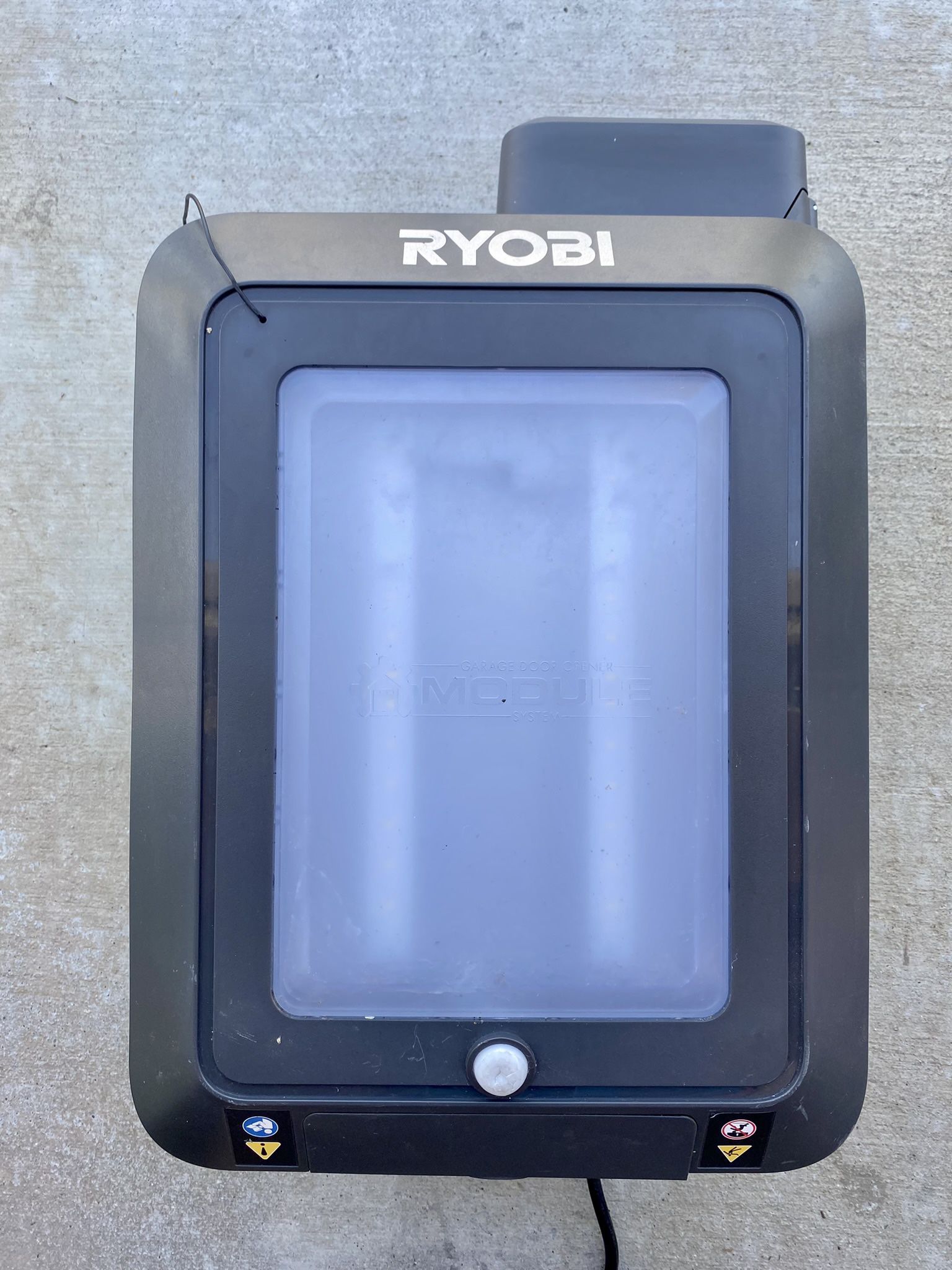 RYOBI Garage Door Track Motor Opener Remote Keypad Clicker with Battery Backup