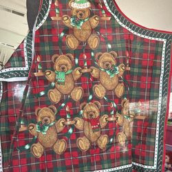 Kitchen apron teddy bear
