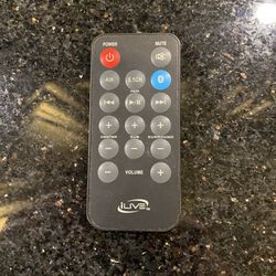 iLive Remote Control OEM for iLive 5.1 Home Theater System Model IHTB158B