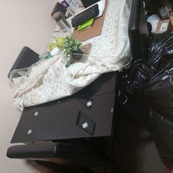 Adjustable Size Tempered Glass Dining Table For Sale