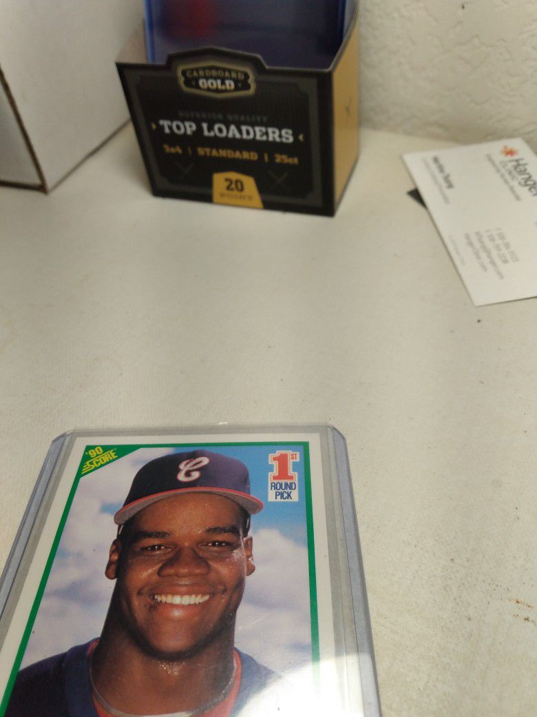 1990 Score Card Number 663 Frank Thomas Rookie Card