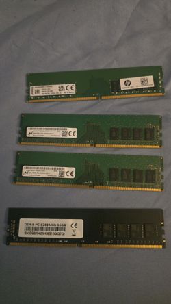 DDR4 ram lot for sell 40gb total