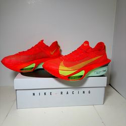 Nike Air Zoom Alphafly Next% 3 “Bright Crimson Lime Blast” (FD8311-600)- BRAND NEW - Mens Size 12