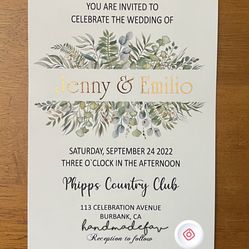 Custom Wedding Invitations 