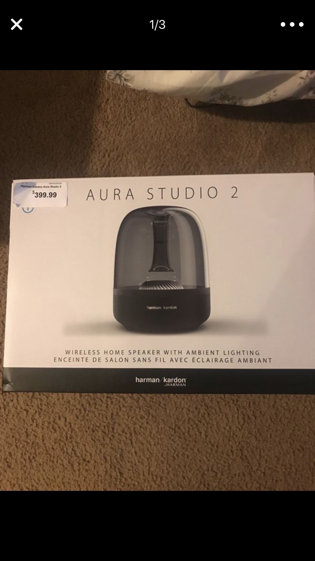 Aura studio 2 Bluetooth speaker