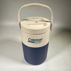 Coleman PolyLite 1 #5596 Blue 1 Gallon Water Cooler Jug With Spout Lightly Used