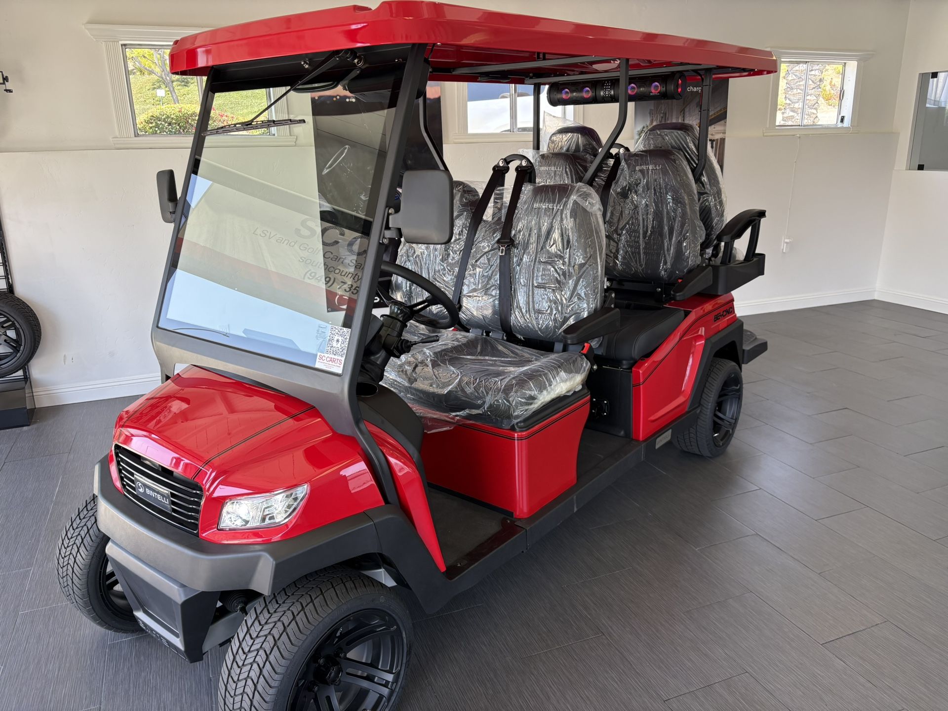 2025 Bintelli Beyond 6-Passenger Non-Lifted 48-Volt Street Legal LSV Golf Cart