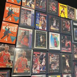 Large Michael Jordan card collection