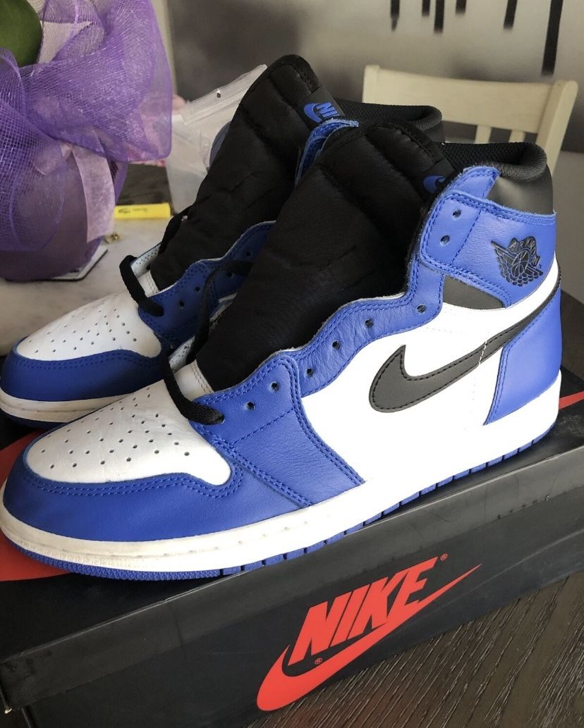 Nike Air Jordan 1 Retro High OG “Game Royal” 2018 Sz 11 VNDS