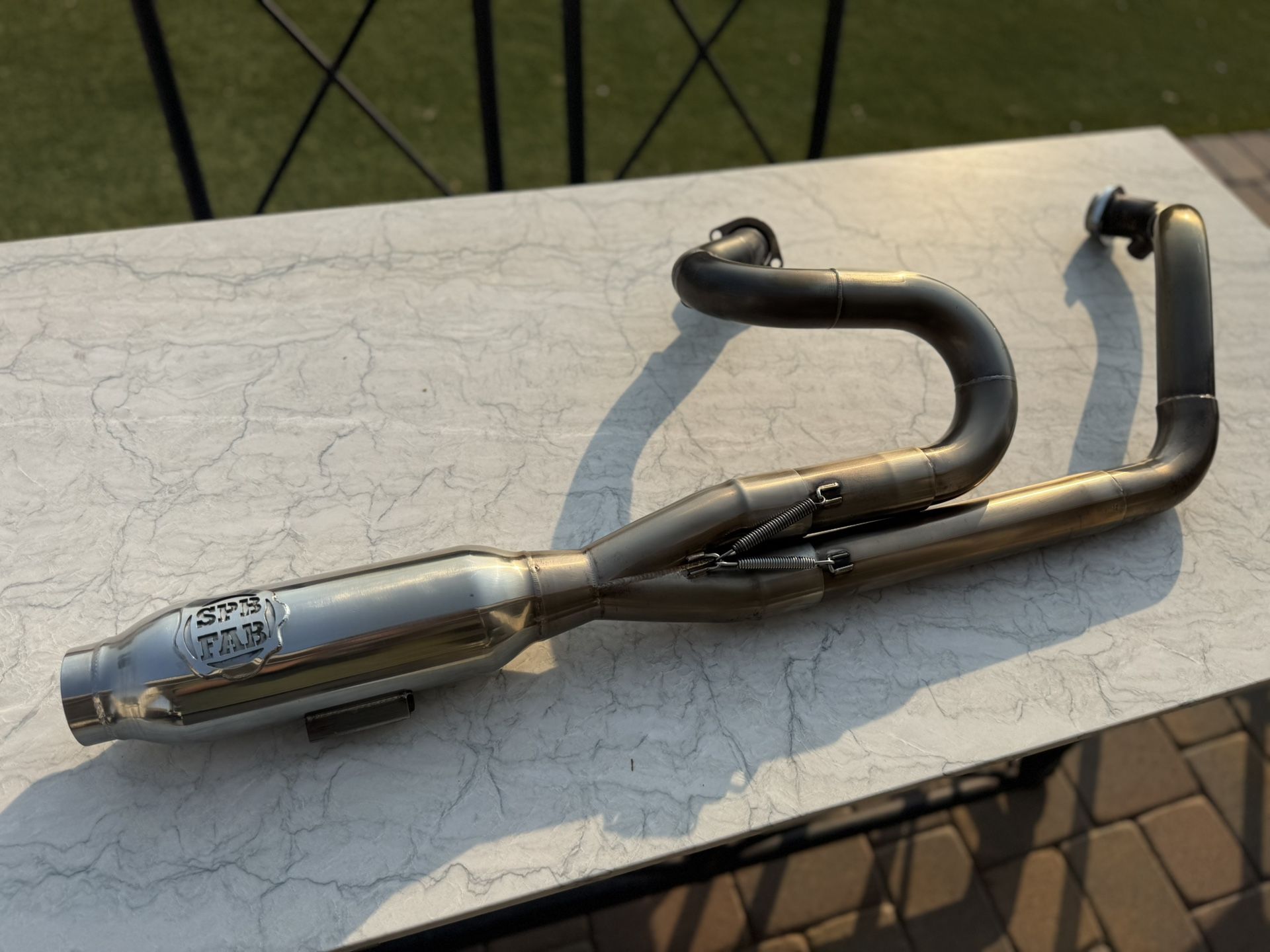 SPB FAB 2 Into 1 Exhaust Pipe For Harley Davidson Touring 2017 - 2024