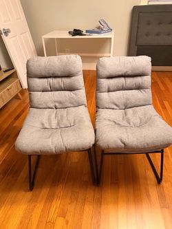 2 Modern Accent Chairs Set of 2