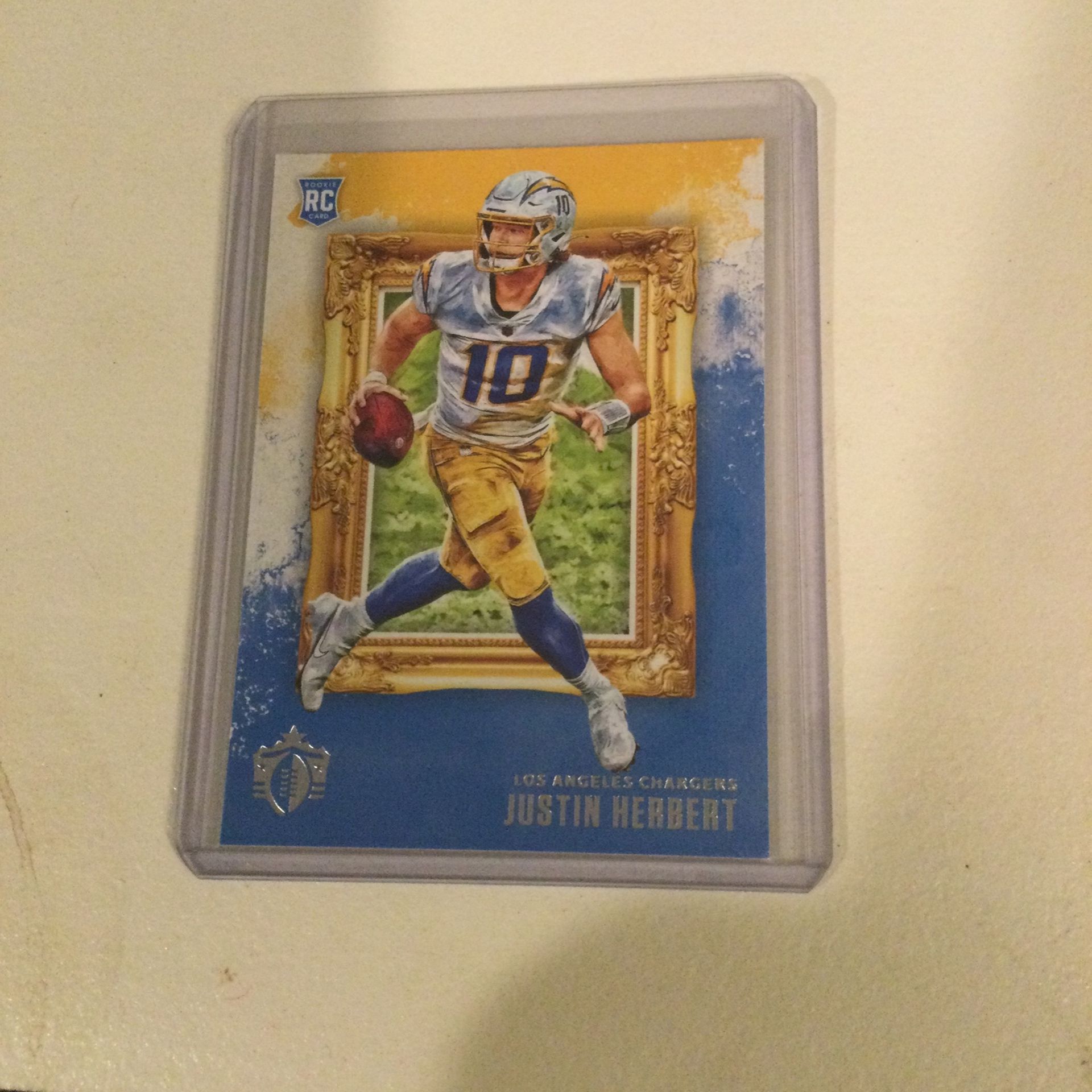JUSTIN HERBERT ROOKIE CARD.
