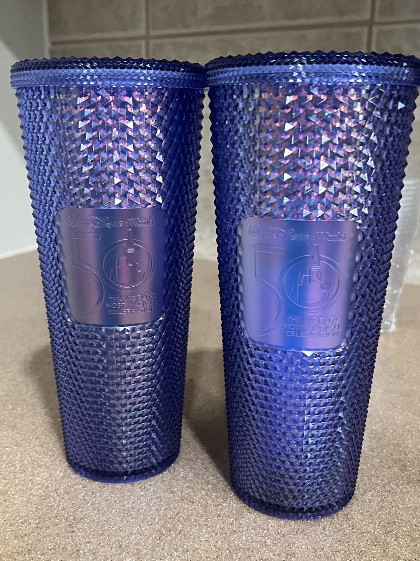 Disney 50th Anniversary Starbucks Cups
