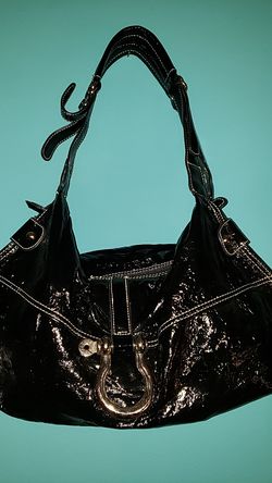 Black Faux Leather Chinese Laundry Purse