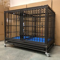 🔵Brand New  dog cat pet kennel cage crate as in Picture.   See dimensions in last picture 👍🏻