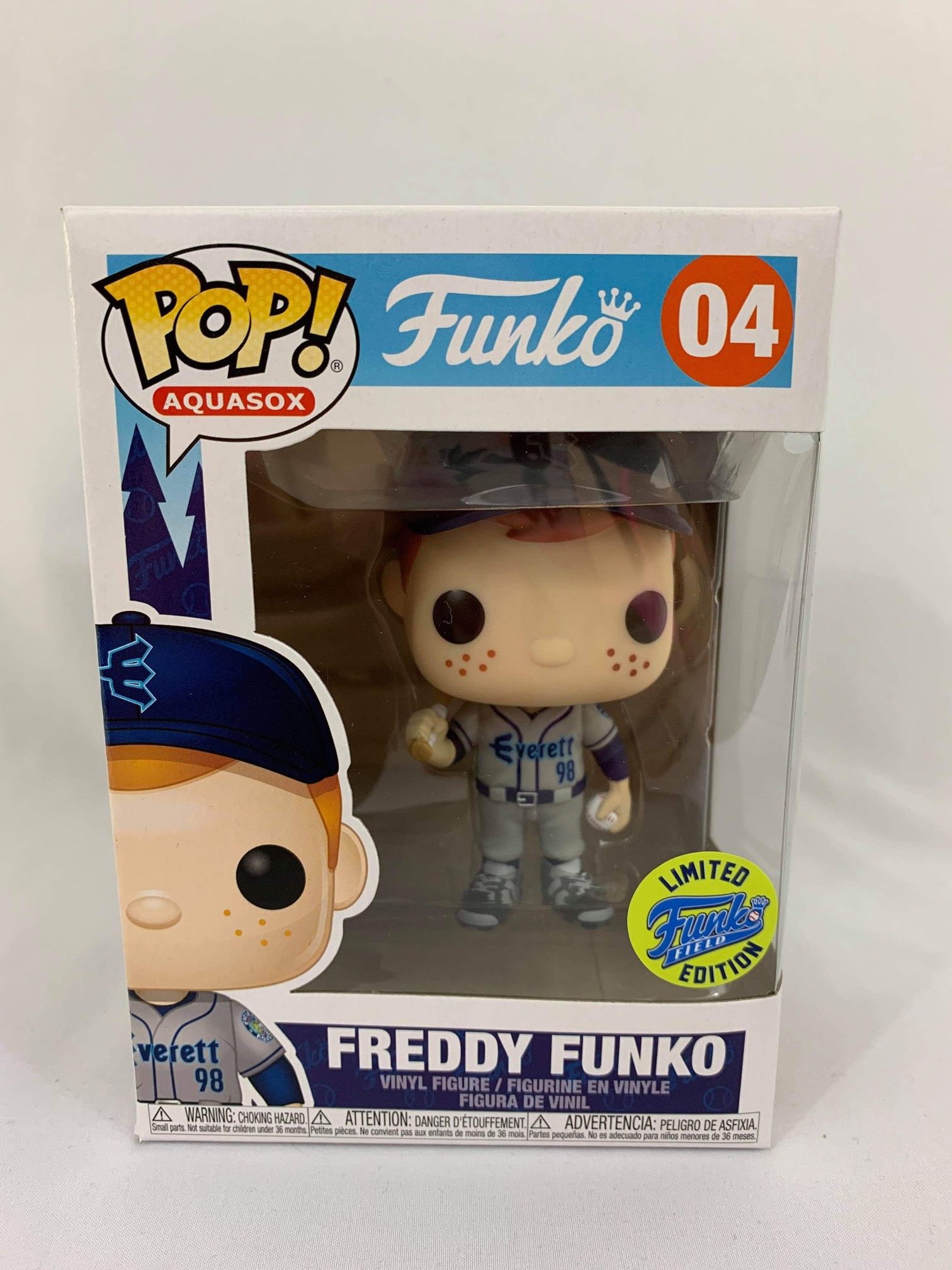 Funko Field Exclusive Freddy Funko in Aquasox Uniform Funko Pop!