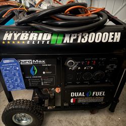 DuroMax XP13000EH 13,000-Watt Dual Fuel Portable Generator
