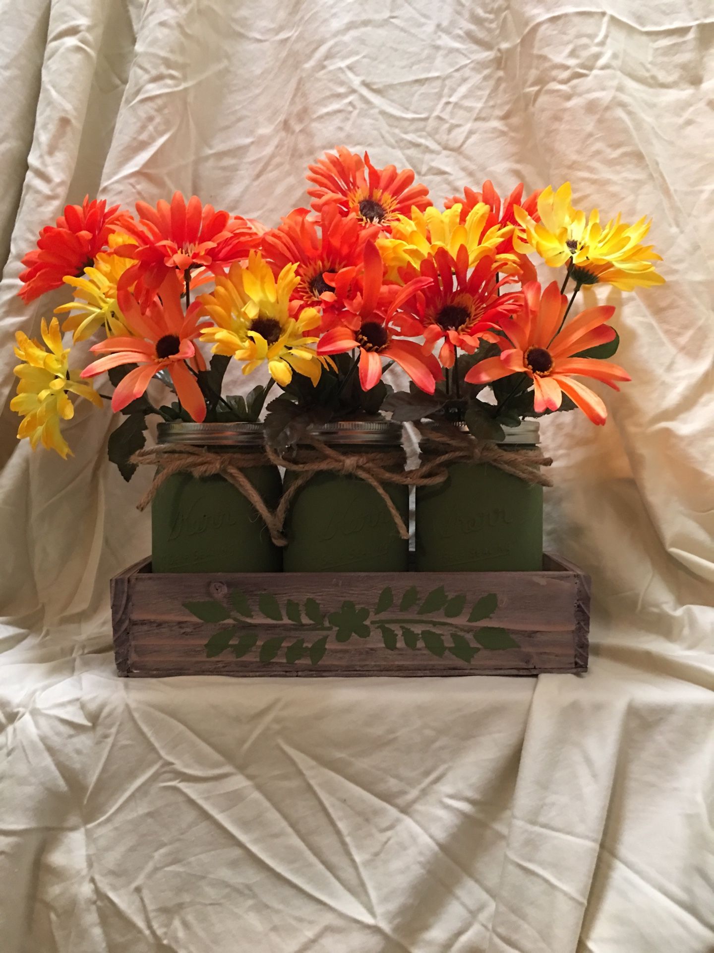 Rustic center pieces