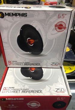 Memphis Audio SRXP62C SRX Pro 6.5" Competition SPL Component Car Audio Speakers