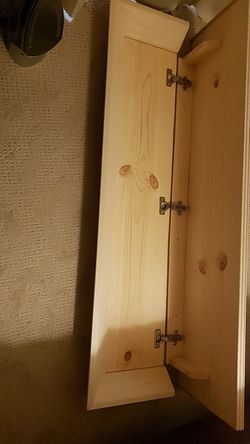 Hidden gun shelf