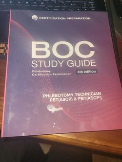 Phlebotomy Technician:ASCP STUDY GUIDE 