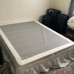 Queen Boxspring And Bedframe