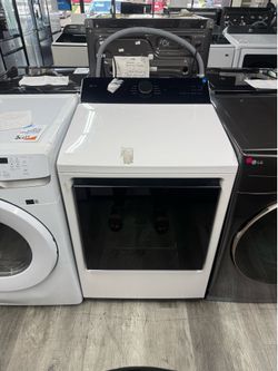 LG - 7.3 CU FT ALPINE WHITE 220 VOLT ELECTRIC DRYER WITH AI 🔌