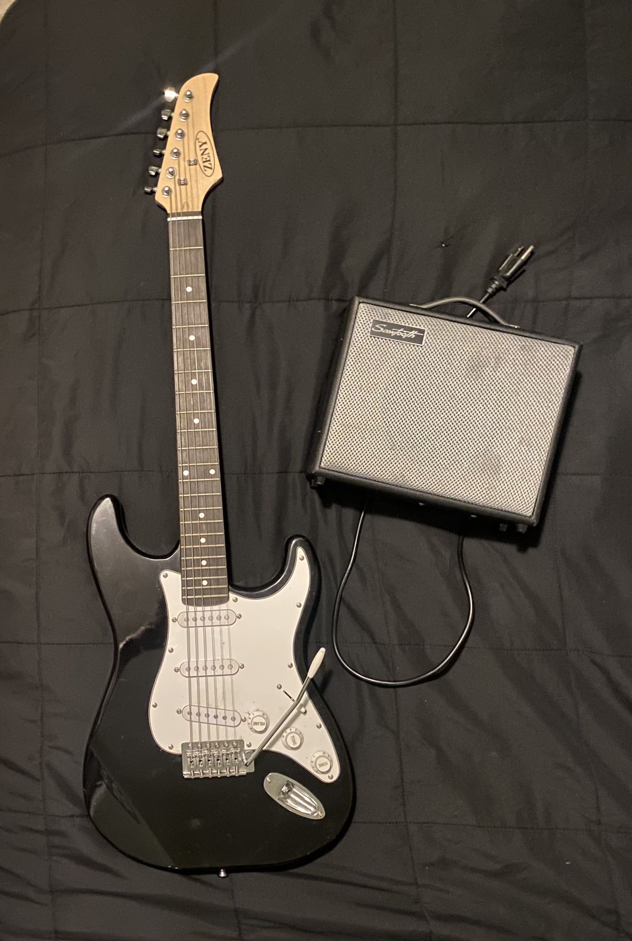 Electric Guitar With Amp + Accessories 