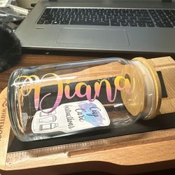 Personalized Glass Cup 