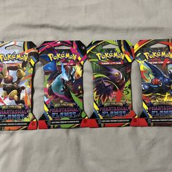 (4) ME Phantasmal Flames Sleeved Booster Packs- Full Art Set
