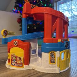 Little People Fire Rescue Car Track 