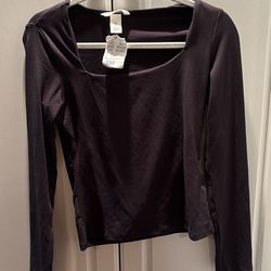 Women’s Black Long Sleeve Shirt 
