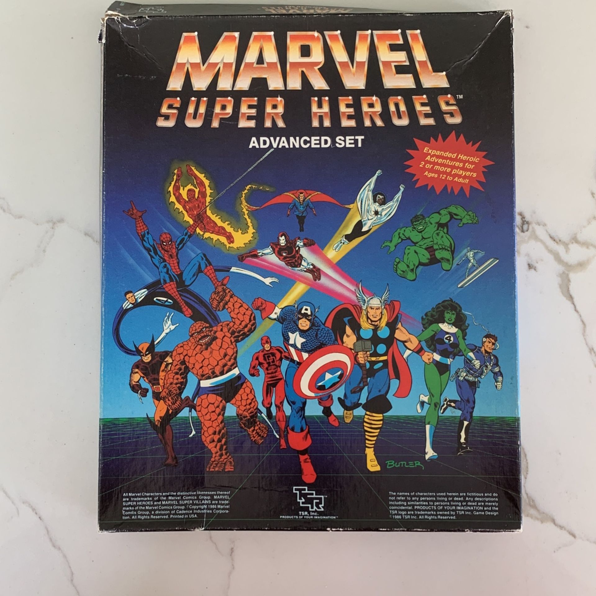Marvel Super Heroes Advanced Set Vintage