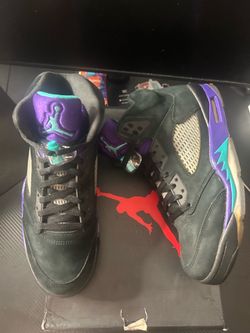 Jordan 5 Black Grape Size 10