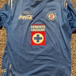 Cruz Azul Jersey (large) used UMBRO
