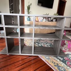 Grey TV stand
