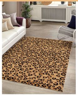 Brand new leopard rug - 7x10