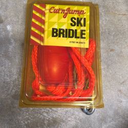 Cut N Jump Ski Bridle Ski-Master 8’ Feet In Length Polypropylene Line 3 Snap Hooks & Lg. Float