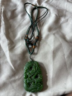 Real Jade dragon carving