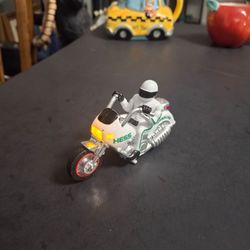 Hess Gasoline 2007 Rev And Go Mini 4" Motorcycle With Working Lights Batteries Included