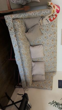 Pair of Vintage-Style Floral Loveseats / Settees – $550 for Both