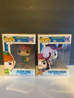 Funko Pop! Disney #815 Peter Pan + #816 Captain Hook