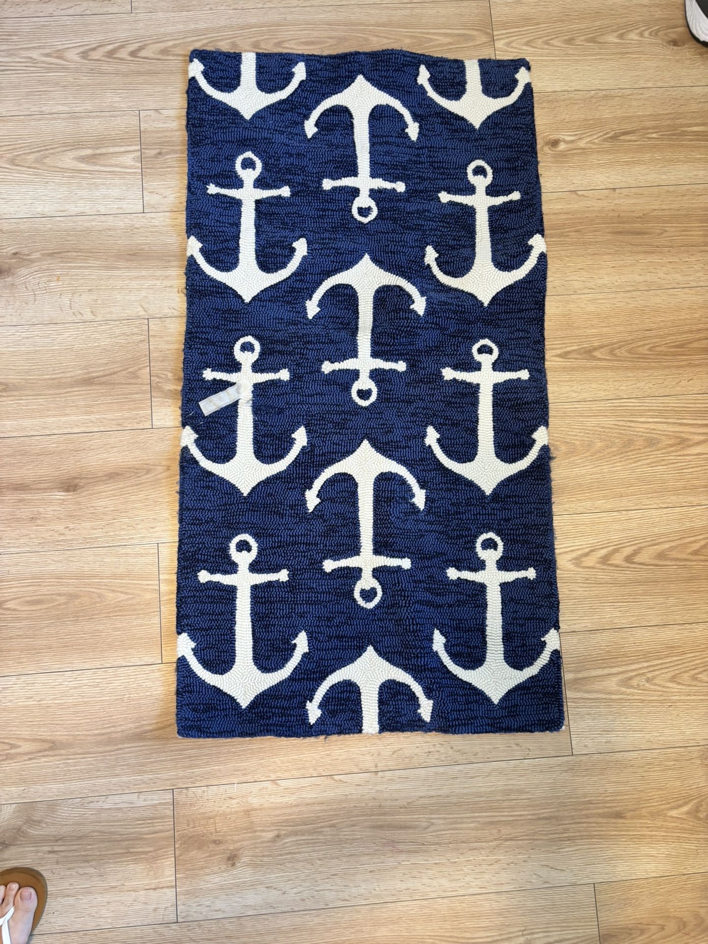 Blue Anchor Rug