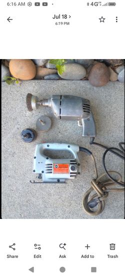 Electric Drill and Jigsaw Power Tool Lot