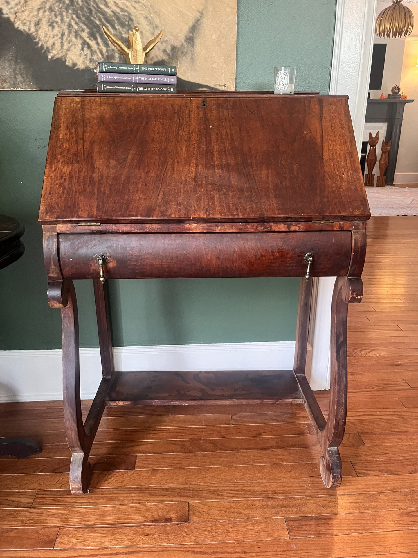Small Vintage Secretary Desk