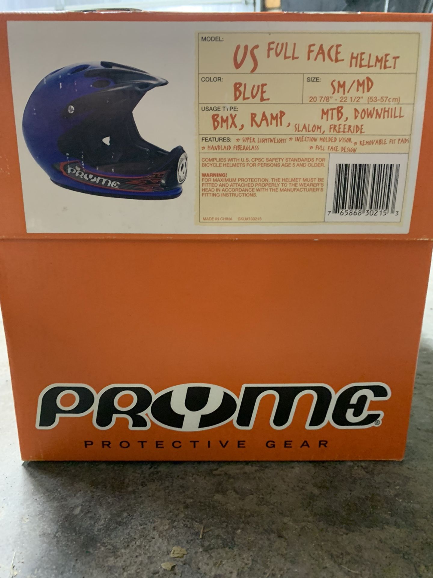 Pryme Full Face Bike Helmet