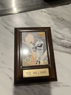 Limited Edition Ted Williams Sport Plaque