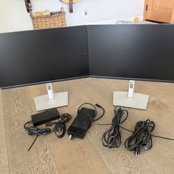 Dell Workstation - 2 x 24” Monitors and Dock