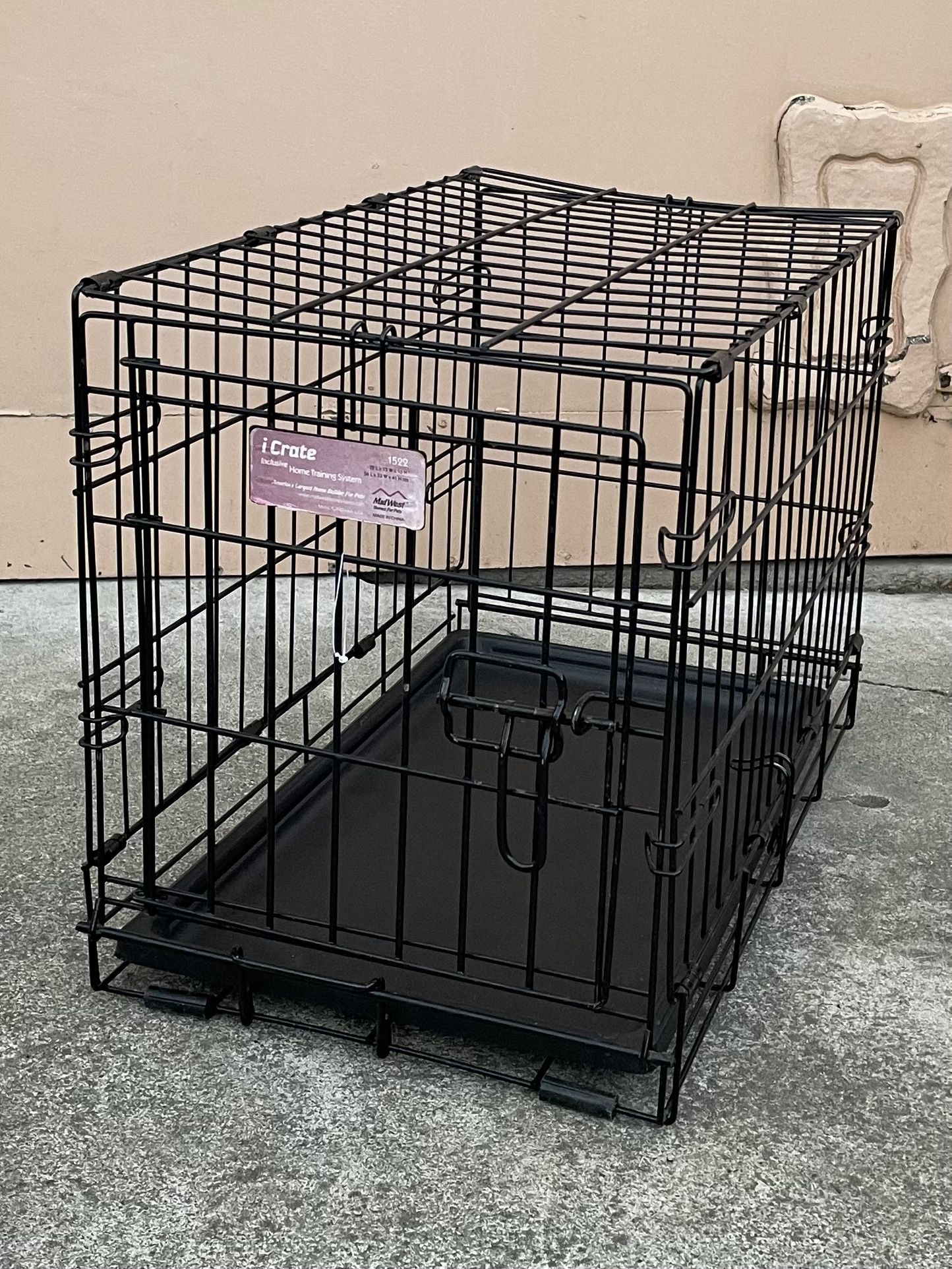 XS Wire Dog Crate 22”L x 13”W x 16”T